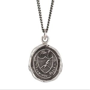 Sterling Silver Like Lightning Charm Necklace